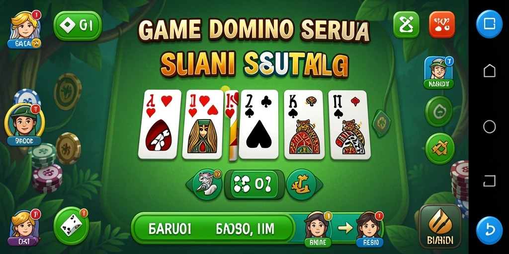 Tampilan gameplay seru dari game Domino BARU01.