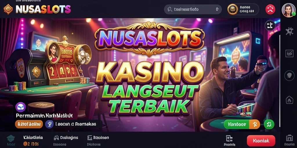 Tampilan menarik dari permainan Live Casino NUSASLOTS yang mengasyikkan.