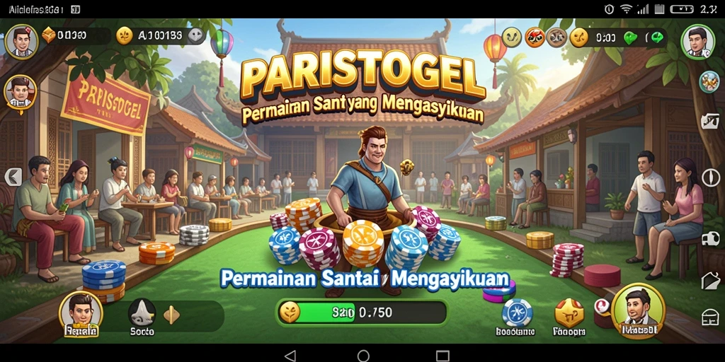 Tampilan menarik dari gameplay PARISTOGEL yang menyenangkan.