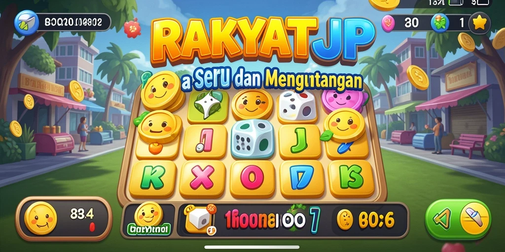 Tangkapan layar gameplay RAKYATJP yang menunjukkan keseruan permainan bingo.